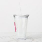 Koffie Letter N: Monogram Initiaal Acryl Drinkbeker (Links)