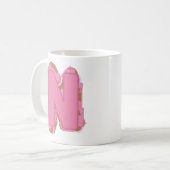 Koffie Letter N: Monogram Initiaal Koffiemok (Voorkant links)