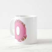 Koffie Letter O: Monogram Initiaal Koffiemok (Voorkant links)