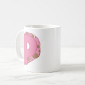 Koffie Letter P: Initiaal Monogram Koffiemok (Voorkant links)