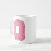 Koffie Letter Q: Monogram Initiaal Koffiemok (Voorkant links)