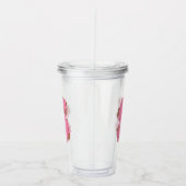 Koffie Letter S: Monogram Initiaal Acryl Drinkbeker (Rechts)