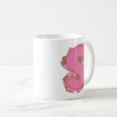 Koffie Letter S: Monogram Initiaal Koffiemok (Voorkant rechts)