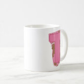 Koffie Letter T: Initiaal Monogram Koffiemok (Voorkant rechts)