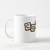 Koffie Letter Tegels Mok (Links)
