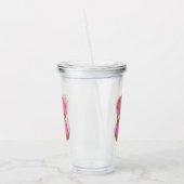 Koffie Letter X: Monogram Initiaal Acryl Drinkbeker (Links)