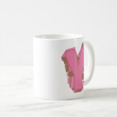 Koffie Letter Y: Monogram Initiaal Koffiemok (Voorkant rechts)