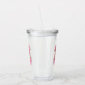 Koffie Letter Z: Monogram Initiaal Acryl Drinkbeker (Links)