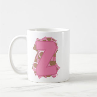 Koffie Letter Z: Monogram Initiaal Koffiemok