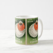 Koffie leven: grappige slogan koffiemok (Voorkant rechts)