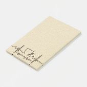 Koffie Levenslang 4x6 Post-it® Notes (Schuin)
