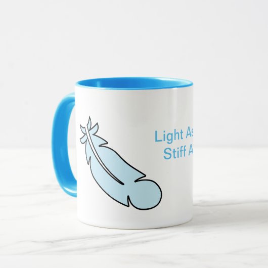 Koffie - Licht als een veer Mok (Voorkant links)