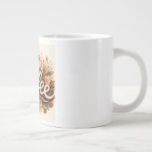 Koffie Liefde Bloemig Grote Koffiekop (Rechts)