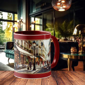 Koffie Liefde Frans Retro Bakkerij Parijs Koffiemok