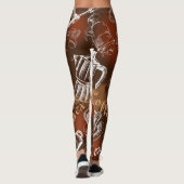 Koffie-liefde II Leggings (Achterkant)