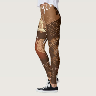 Koffie-liefde II Leggings