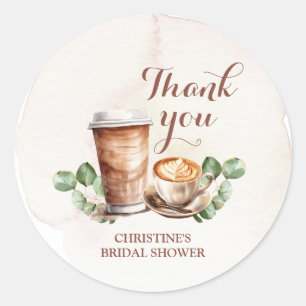 Koffie liefde is brouwen Dank u Sticker