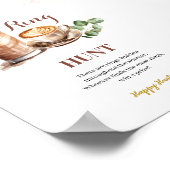 Koffie Liefde Is Brouwen Ring Hunt Spelbord Poster (Hoek)