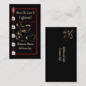 Koffie Liefde Loyaliteit Kaart 2 Klantenkaartje (Voorkant / Achterkant)