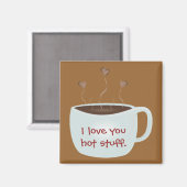 Koffie Liefde Magneet (Voorkant / Achterkant)
