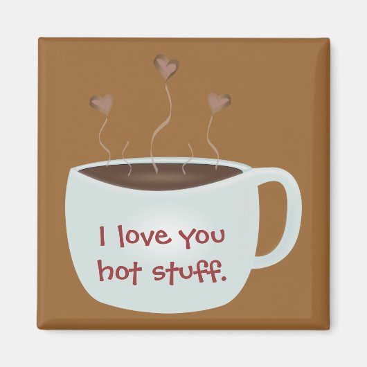 Koffie Liefde Magneet (Voorkant)