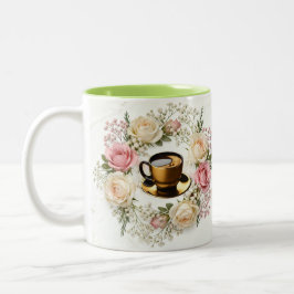 Koffie & Liefde Tweekleurige Koffiemok