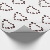 Koffie-liefdesbrood Cadeaupapier (Hoek)