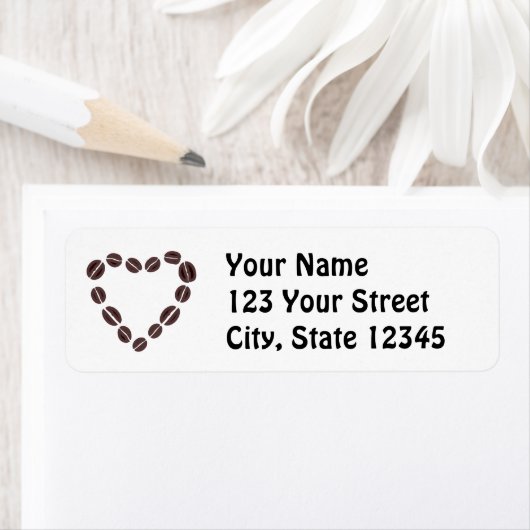 Koffie-liefdesbrood Etiket (Insitu)