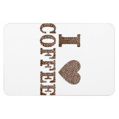 Koffie liefhebber magneet-rustieke keuken accessoi magneet (Horizontaal)