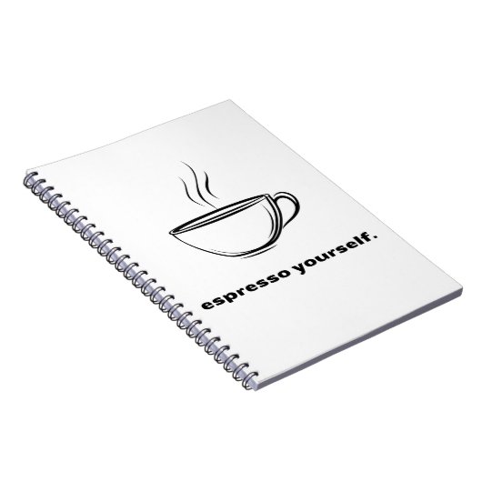 Koffie Liefhebber Notitieboek 'Espresso Yourself' (Rechterzijde)