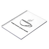 Koffie Liefhebber Notitieboek 'Espresso Yourself' (Linkerzijde)