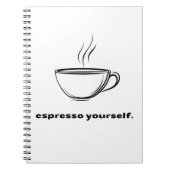 Koffie Liefhebber Notitieboek 'Espresso Yourself' (Voorkant)