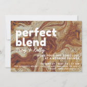 Koffie liefhebbers bruiloft douche uitnodiging (Voorkant)