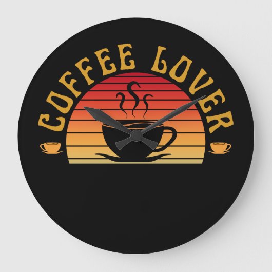 KOFFIE LIEFHEBBERS GROTE KLOK (Voorkant)