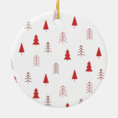 Koffie liefhebbers' Kerstversiering Gelukkig Kerst Keramisch Ornament (Achterkant)