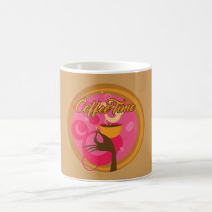 Koffie liefhebbers tijd koffiemok