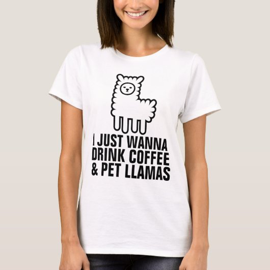 KOFFIE & LLAMAS T-Shirts (Voorkant)