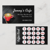 Koffie-logo Klantenkaartje (Voorkant / Achterkant)