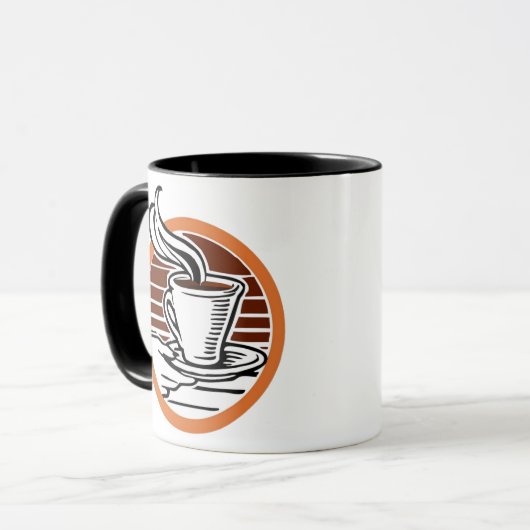 Koffie-logo Mok (Voorkant links)