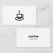 Koffie-Logo -  Visitekaartje (Voorkant / Achterkant)