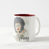 Koffie Lola! Tweekleurige Koffiemok (Voorkant rechts)