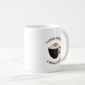 Koffie loopt elke dag koffiemok (Voorkant rechts)