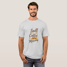 Koffie loopt elke dag t-shirt