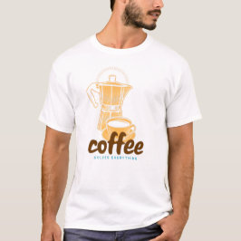 Koffie lost alles op t-shirt