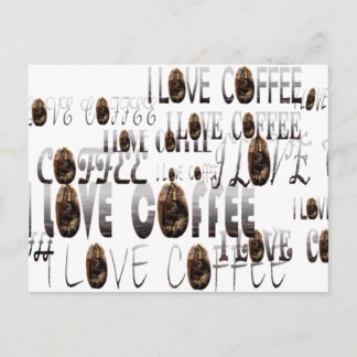 Koffie LOVE Briefkaart