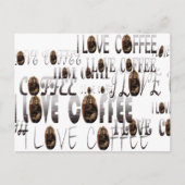 Koffie LOVE Briefkaart (Voorkant)