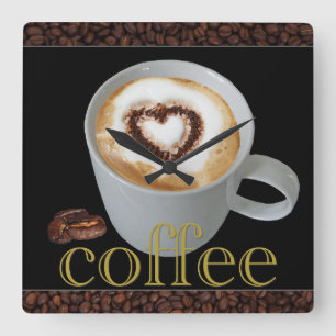 Koffie Love Kitchen Wall klok