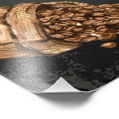 Koffie Lover Arabica en Robusta-koffie Foto Afdruk (Hoek)