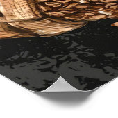 Koffie Lover Arabica en Robusta-koffie Poster (Hoek)