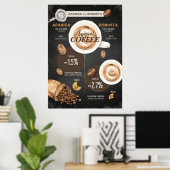 Koffie Lover Arabica en Robusta-koffie Poster (Thuiskantoor)